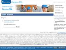 Tablet Screenshot of campusprl.ibermutuamur.es